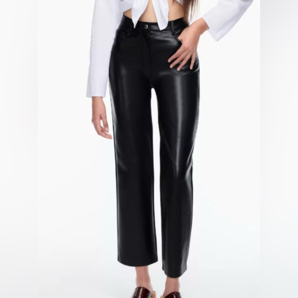 Wilfred Melina low ankle vegan leather pants, size 4